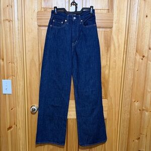 Levi's Dark Blue Flare & Wide Leg Jeans